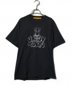 UNION TOKYO×KAWSユニオントーキョー×カウズ）の古着「プリントTシャツ」｜ブラック