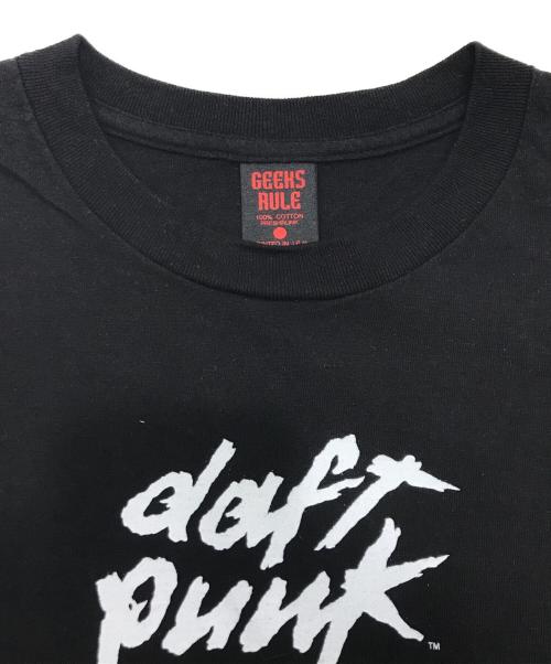 GEEKS RULE（ギークスルール）GEEKS RULE (ギークスルール) プリントTシャツ/半袖Tシャツ ブラック サイズ:Ｍの古着・服飾アイテム