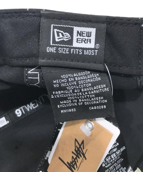 stussy（ステューシー）stussy (ステューシー) New Era (ニューエラ) コラボキャップ ブラック 未使用品の古着・服飾アイテム