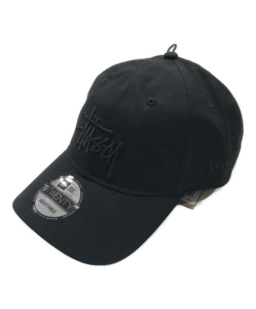 stussy（ステューシー）stussy (ステューシー) New Era (ニューエラ) コラボキャップ ブラック 未使用品の古着・服飾アイテム