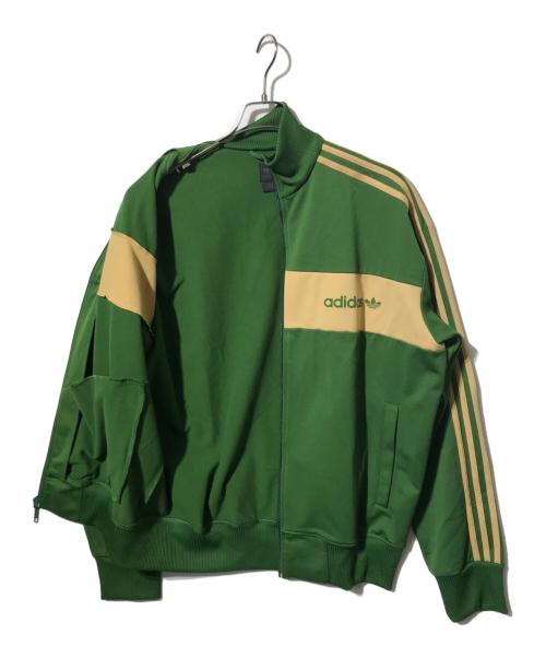 adidas（アディダス）adidas (アディダス) トラックジャケット グリーン サイズ:4XOの古着・服飾アイテム