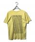 stussy (ステューシー) ワールドツアープリントTシャツ イエロー サイズ:M：5000円