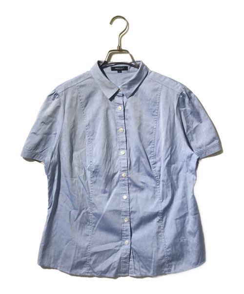 BURBERRY LONDON（バーバリーロンドン）BURBERRY LONDON (バーバリーロンドン) 半袖シャツ/パフショルダーシャツ ブルー サイズ:46の古着・服飾アイテム