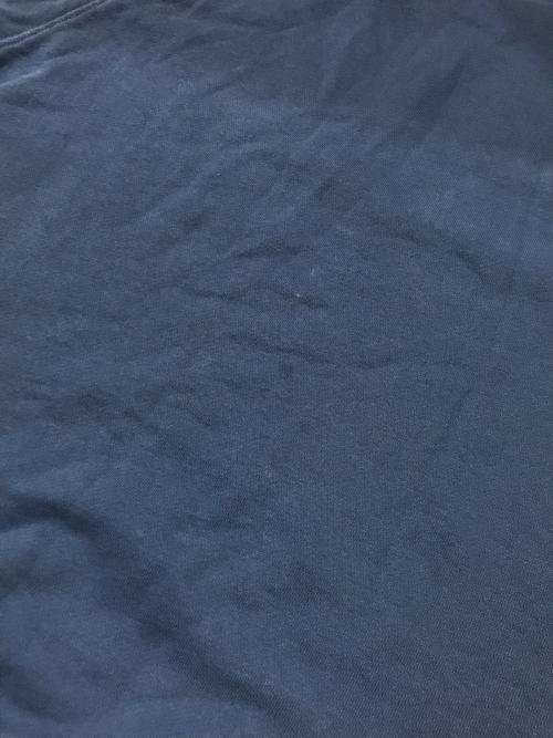 maison kitsune（メゾンキツネ）MAISON KITSUNE (メゾンキツネ) ロゴスウェット/長袖トレーナー ブルー サイズ:Sの古着・服飾アイテム
