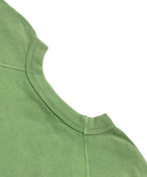 WAREHOUSE（ウエアハウス）WAREHOUSE (ウエアハウス) SNOOPY (スヌーピー) プリントスウェット グリーン サイズ:Sの古着・服飾アイテム