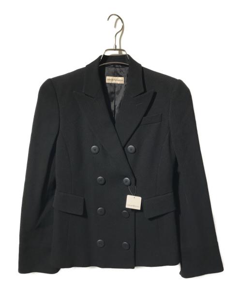 EMPORIO ARMANI（エンポリオ アルマーニ）EMPORIO ARMANI (エンポリオ アルマーニ) オールド ダブル パンツ セットアップスーツ ブラック サイズ:40の古着・服飾アイテム