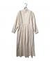 ne quittez pas (ヌキテパ) Crimp Cotton Solid Embroidery Dress/刺繍コットンロングワンピース ベージュ サイズ:S：10000円