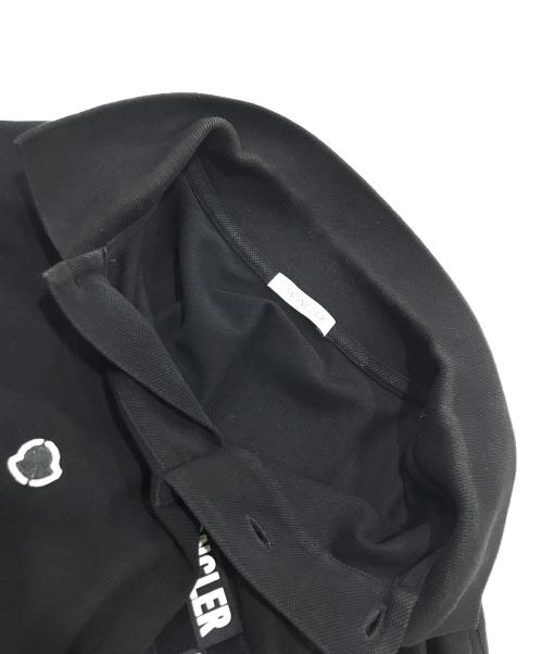 MONCLER（モンクレール）MONCLER (モンクレール) FRAGMENT (フラッグメント) コラボポロシャツ ブラック サイズ:XSの古着・服飾アイテム