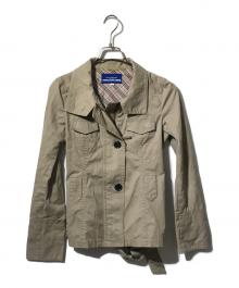 BURBERRY BLUE LABEL（バーバリー ブルー レーベル）の古着「裏ノヴァチェックジャケット」｜ベージュ