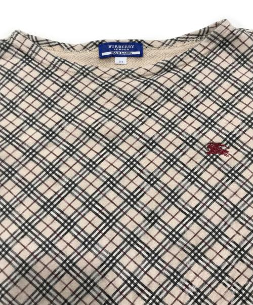 BURBERRY BLUE LABEL（バーバリー ブルー レーベル）BURBERRY BLUE LABEL (バーバリー ブルー レーベル) ノヴァチェックカットソー ベージュ サイズ:Mの古着・服飾アイテム