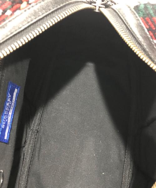 BURBERRY BLUE LABEL（バーバリー ブルー レーベル）BURBERRY BLUE LABEL (バーバリー ブルー レーベル) タータンチェックウール2WAYバッグ レッド×ブラックの古着・服飾アイテム