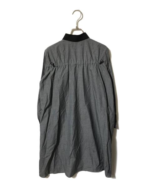 FRED PERRY（フレッドペリー）FRED PERRY (フレッドペリー) シャツワンピース/長袖ワンピース グレー サイズ:８（UK）の古着・服飾アイテム
