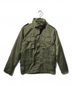 COMME des GARCONS SHIRTコムデギャルソンシャツ）の古着「ナイロンミリタリージャケット」｜カーキ
