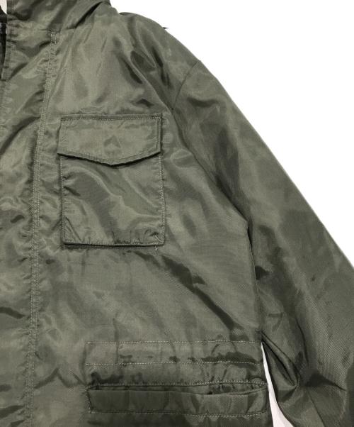 COMME des GARCONS SHIRT（コムデギャルソンシャツ）COMME des GARCONS SHIRT (コムデギャルソンシャツ) ナイロンミリタリージャケット カーキ サイズ:Ｓの古着・服飾アイテム