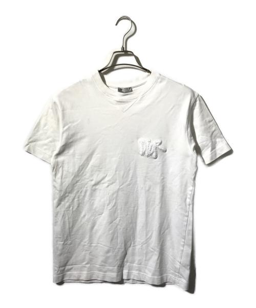 DIOR HOMME（ディオール オム）Dior Homme (ディオール オム) Shawn stussy (ショーン・ステューシー) コラボロゴTシャツ ホワイト サイズ:XSの古着・服飾アイテム