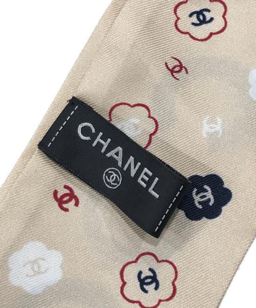 CHANEL（シャネル）CHANEL (シャネル) CCロゴツリースカーフ ベージュの古着・服飾アイテム