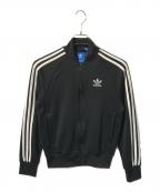 adidasアディダス）の古着「トラックジャケット」｜ブラック