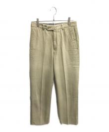 INCOTEX×BEAMS F（インコテックス×ビームスエフ）の古着「センタープレスパンツ」｜ベージュ