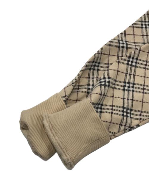 BURBERRY BLUE LABEL（バーバリー ブルー レーベル）BURBERRY BLUE LABEL (バーバリー ブルー レーベル) ノヴァチェックスウェット/裏起毛スウェット ベージュ サイズ:38の古着・服飾アイテム