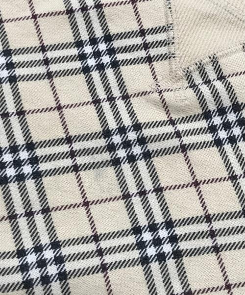 BURBERRY BLUE LABEL（バーバリー ブルー レーベル）BURBERRY BLUE LABEL (バーバリー ブルー レーベル) ノヴァチェックスウェット/裏起毛スウェット ベージュ サイズ:38の古着・服飾アイテム