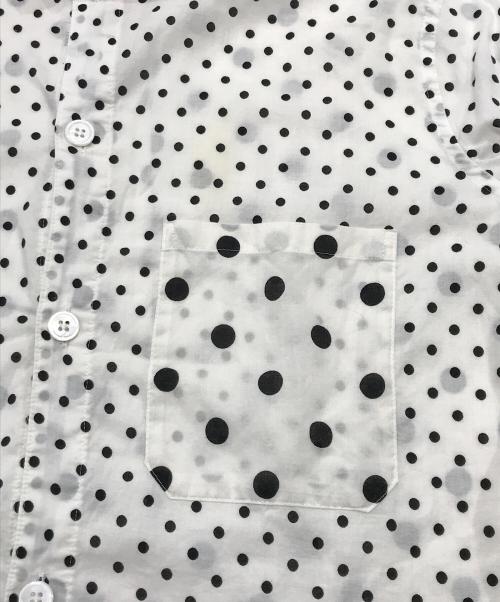Y's（ワイズ）Y's (ワイズ) ドット柄ロングシャツ ホワイト サイズ:2の古着・服飾アイテム