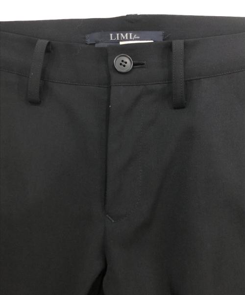 LIMI feu（リミフゥ）LIMI feu (リミフゥ) ウールギャバテーパードパンツ ブラック サイズ:ＸＳの古着・服飾アイテム