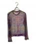 ISSEY MIYAKE (イッセイミヤケ) 総柄プリントパワーネット パープル サイズ:L：6000円