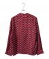 WEEKEND Max Mara (ウィークエンド マックスマーラ) シルクハートプリントオープンカラーシャツ レッド サイズ:38：14000円