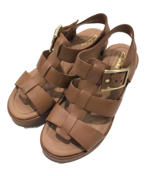 CLARKS（クラークス）CLARKS (クラークス) マノンコーブ ブラウン サイズ:UK3 1/2/US6/EU36の古着・服飾アイテム