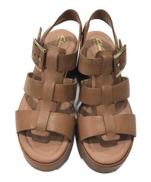 CLARKS（クラークス）CLARKS (クラークス) マノンコーブ ブラウン サイズ:UK3 1/2/US6/EU36の古着・服飾アイテム