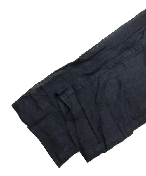 Whim Gazette（ウィムガゼット）Whim Gazette (ウィムガゼット) ラミーシャツジャケット ネイビー サイズ:36の古着・服飾アイテム