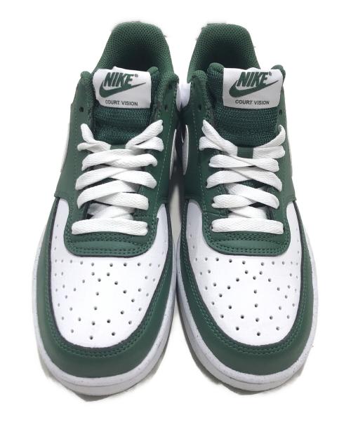 NIKE（ナイキ）NIKE (ナイキ) コートビジョン ロー グリーン×ホワイト サイズ:US7/UK6/EUR40の古着・服飾アイテム