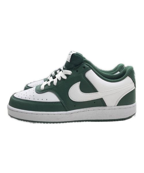 NIKE（ナイキ）NIKE (ナイキ) コートビジョン ロー グリーン×ホワイト サイズ:US7/UK6/EUR40の古着・服飾アイテム