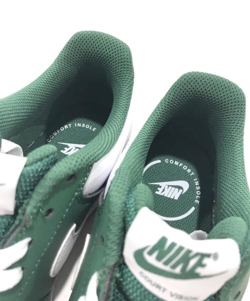 NIKE（ナイキ）NIKE (ナイキ) コートビジョン ロー グリーン×ホワイト サイズ:US7/UK6/EUR40の古着・服飾アイテム