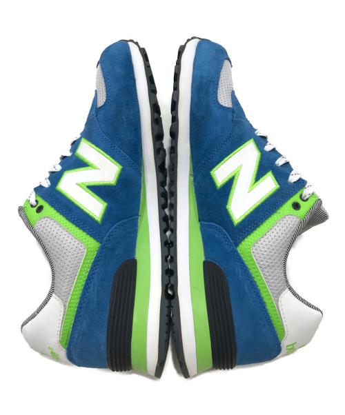 NEW BALANCE（ニューバランス）NEW BALANCE (ニューバランス) ローカットスニーカー ブルー サイズ:27.5㎝の古着・服飾アイテム