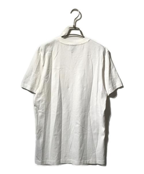 DIESEL（ディーゼル）DIESEL (ディーゼル) ロゴ刺繍Tシャツ ホワイト サイズ:Ｓの古着・服飾アイテム