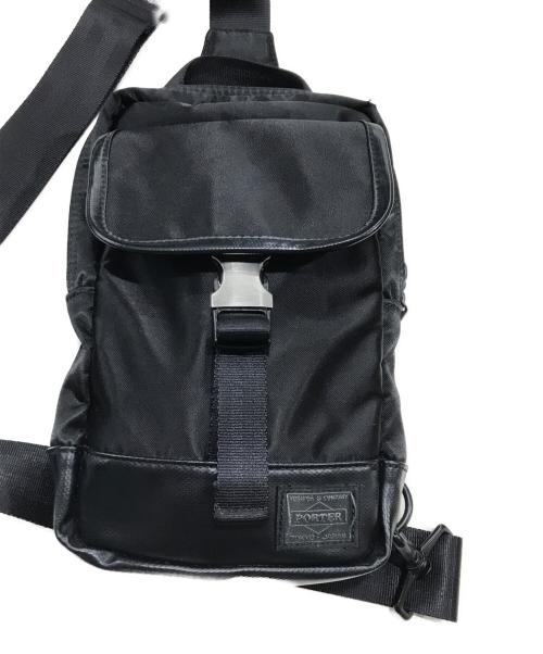 PORTER（ポーター）PORTER (ポーター) SAC'S BAR (サックスバー) STORM BODY BAG/ボディバッグ ブラックの古着・服飾アイテム
