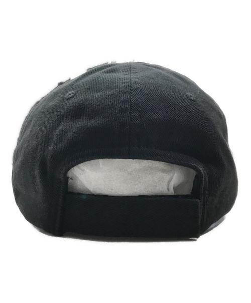 BALENCIAGA（バレンシアガ）BALENCIAGA (バレンシアガ) ロゴバイザーキャップ/6パネルキャップ ブラックの古着・服飾アイテム