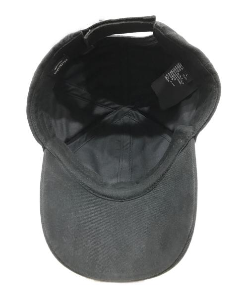 BALENCIAGA（バレンシアガ）BALENCIAGA (バレンシアガ) ロゴバイザーキャップ/6パネルキャップ ブラックの古着・服飾アイテム