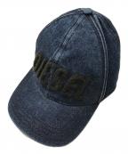 DIESELディーゼル）の古着「C-IVAR-DARKWASHキャップ」｜インディゴ