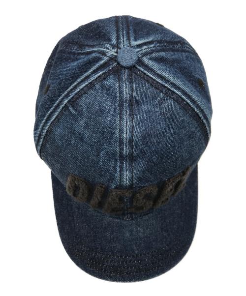DIESEL（ディーゼル）DIESEL (ディーゼル) C-IVAR-DARKWASHキャップ インディゴの古着・服飾アイテム