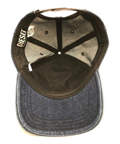 DIESEL（ディーゼル）DIESEL (ディーゼル) C-IVAR-DARKWASHキャップ インディゴの古着・服飾アイテム