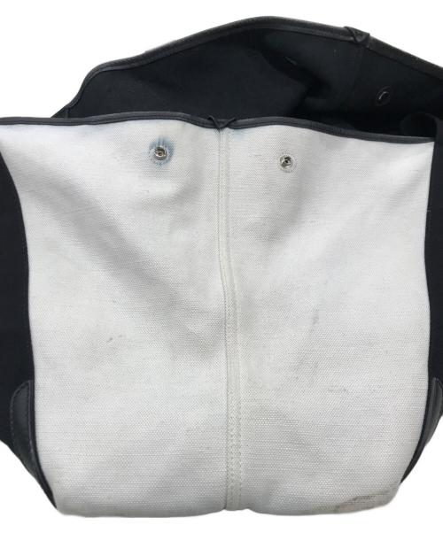 BALENCIAGA（バレンシアガ）BALENCIAGA (バレンシアガ) ネイビーカバストートバッグ ベージュの古着・服飾アイテム