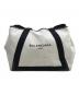 BALENCIAGA（バレンシアガ）の古着「ネイビーカバストートバッグ」｜ベージュ