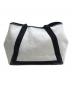 BALENCIAGA (バレンシアガ) ネイビーカバストートバッグ ベージュ：20000円
