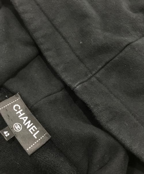 CHANEL（シャネル）CHANEL (シャネル) 宇宙飛行士プリントジップパーカー ブラック サイズ:42の古着・服飾アイテム