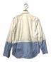 COMME des GARCONS SHIRT (コムデギャルソンシャツ) 切り替えシャツ ホワイト×ブルー サイズ:XS：13000円