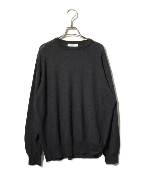 FOLL（フォル）FOLL (フォル) サマーウールニット グレー サイズ:2の古着・服飾アイテム