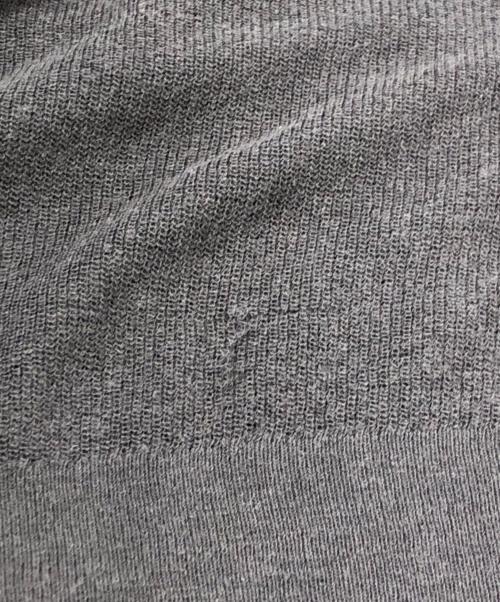FOLL（フォル）FOLL (フォル) サマーウールニット グレー サイズ:2の古着・服飾アイテム