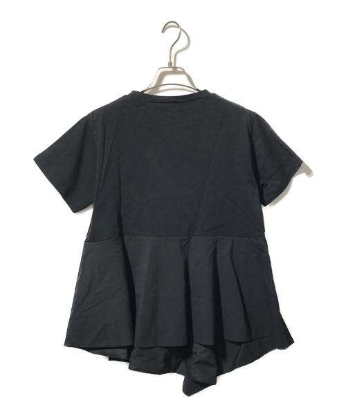 ELENDEEK（エレンディーク）ELENDEEK (エレンディーク) ペプラムカットソー ブラック サイズ:freeの古着・服飾アイテム